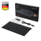 PERIBOARD-429 - Wired 70% Mini Backlit Keyboard Quiet Scissor Key : package and user manual.