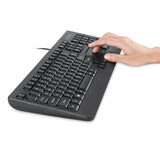 PERIBOARD-513 - Wired Keyboard 100% with built-in touchpad and tilt keypad design.