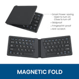 PERIBOARD-805 E - Portable Bluetooth 70% Ergonomic Keyboard with magnetic and smart power-saving fold.