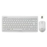 PERIDUO-707 W PLUS - Wireless White Mini Combo (75% Piano Finish Keyboard)