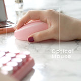 PERIDUO-713 PK - Wireless Pink Mini mouse for smaller hands