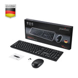 PERIDUO-717 - Wireless Standard Combo with Large Print Letters : Package and user manual