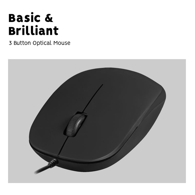 PERIMICE-201 P - Wired Mouse ONLY for PS/2 port with 3 buttons