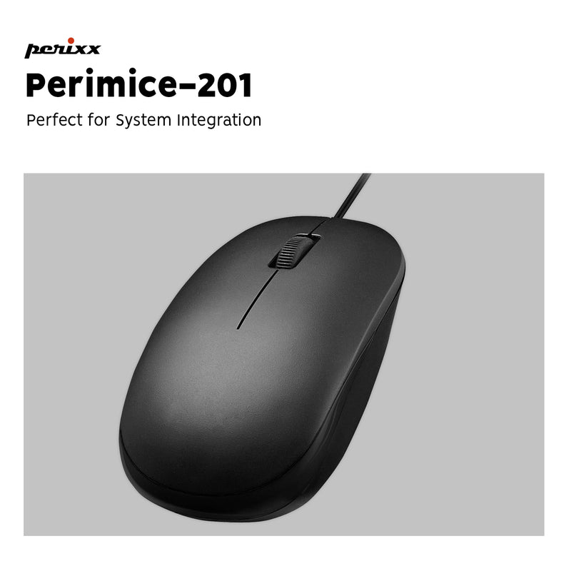 PERIMICE-201 P - Wired Mouse ONLY for PS/2 port. Perfect for system integration.