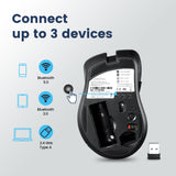 PERIMICE-611 Wireless Mini Mouse, Portable Mouse for Laptops and Tablets