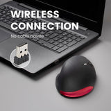 PERIMICE-718R – Wireless Ergonomic Vertical Mouse with no cable hassle.