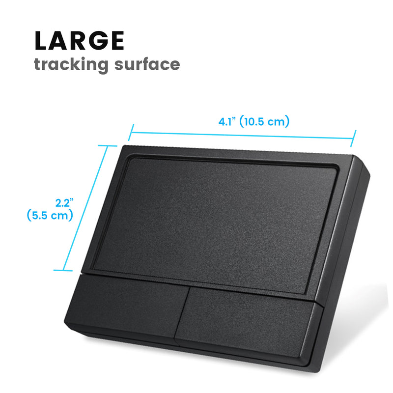 PERIPAD-704 - Wireless Touchpad with large tracking surface.