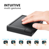 PERIPAD-704 - Wireless Touchpad. Intuitive multi-gestures: One finger slide, double click, finger scroll, one finger touch, tap and drag, zoom in/out.