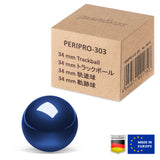 PERIPRO-303 GB - Glossy Blue 34mm Trackball with package