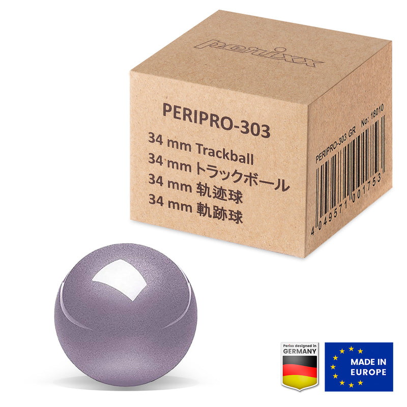 PERIPRO-303 GLV- Glossy Lavender 34mm Trackball with package