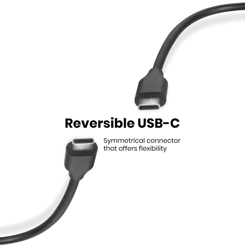 PERIPRO-403 - USB-C to USB-A Adapter. Reversible USB-C. Symmetrical connector that offers flexibility.