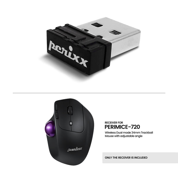 Récepteur dongle USB pour PERIMICE-720-Noir