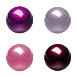 PERIPRO-303 X4A - Glossy 34mm Trackball Pack (Red, Purple, Pink, Lavender)