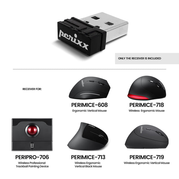 Récepteur dongle USB pour PERIMICE-608, 713, 718, 719 et PPR-706